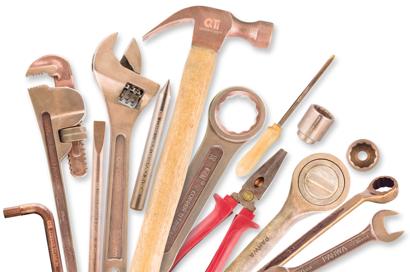 Non Sparking Safety Tools QTI Copper Titanium