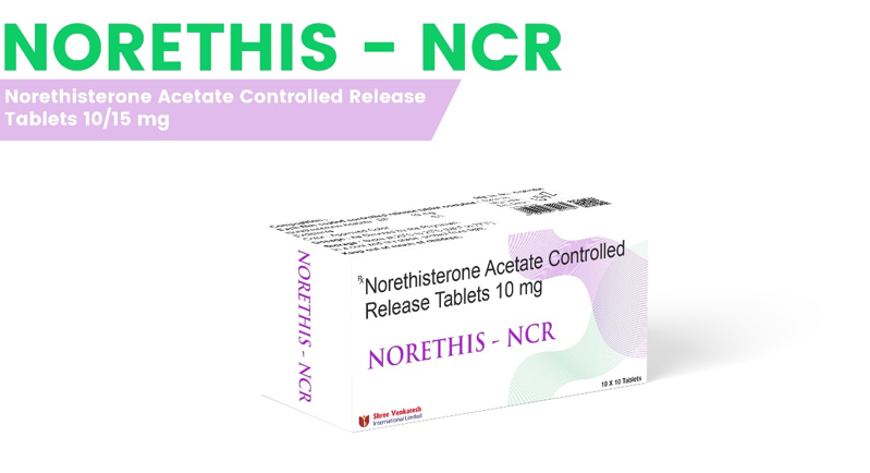 Norethisterone Controlled Release Tablet 10 mg - NORETHIS-NCR 1