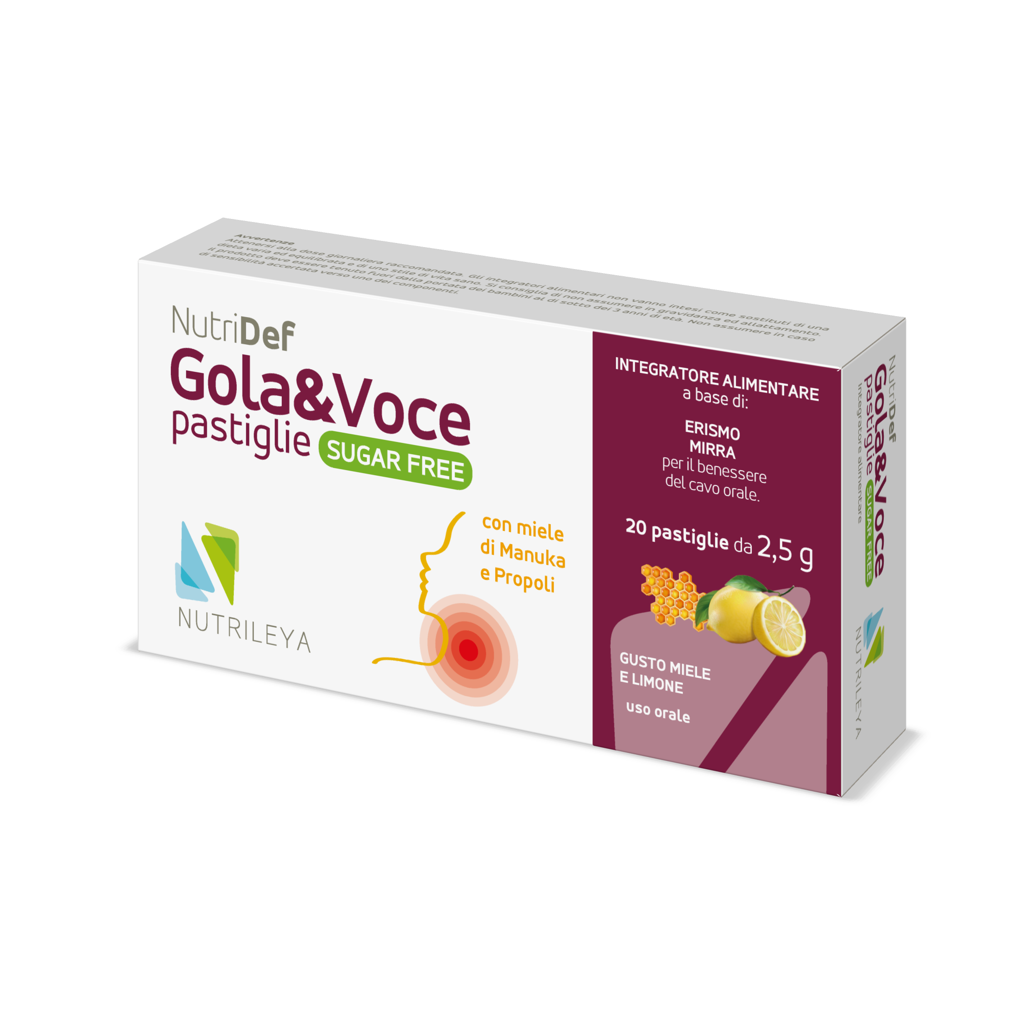 Nutridef Gola&Voce pastiglie Sugar Free