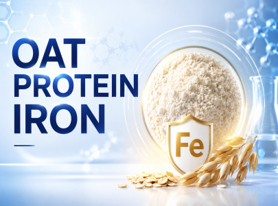 Oat protein-iron