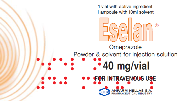 Omeprazole Ps.Inj.Sol 40mg/vial (EU CTD Available) 1