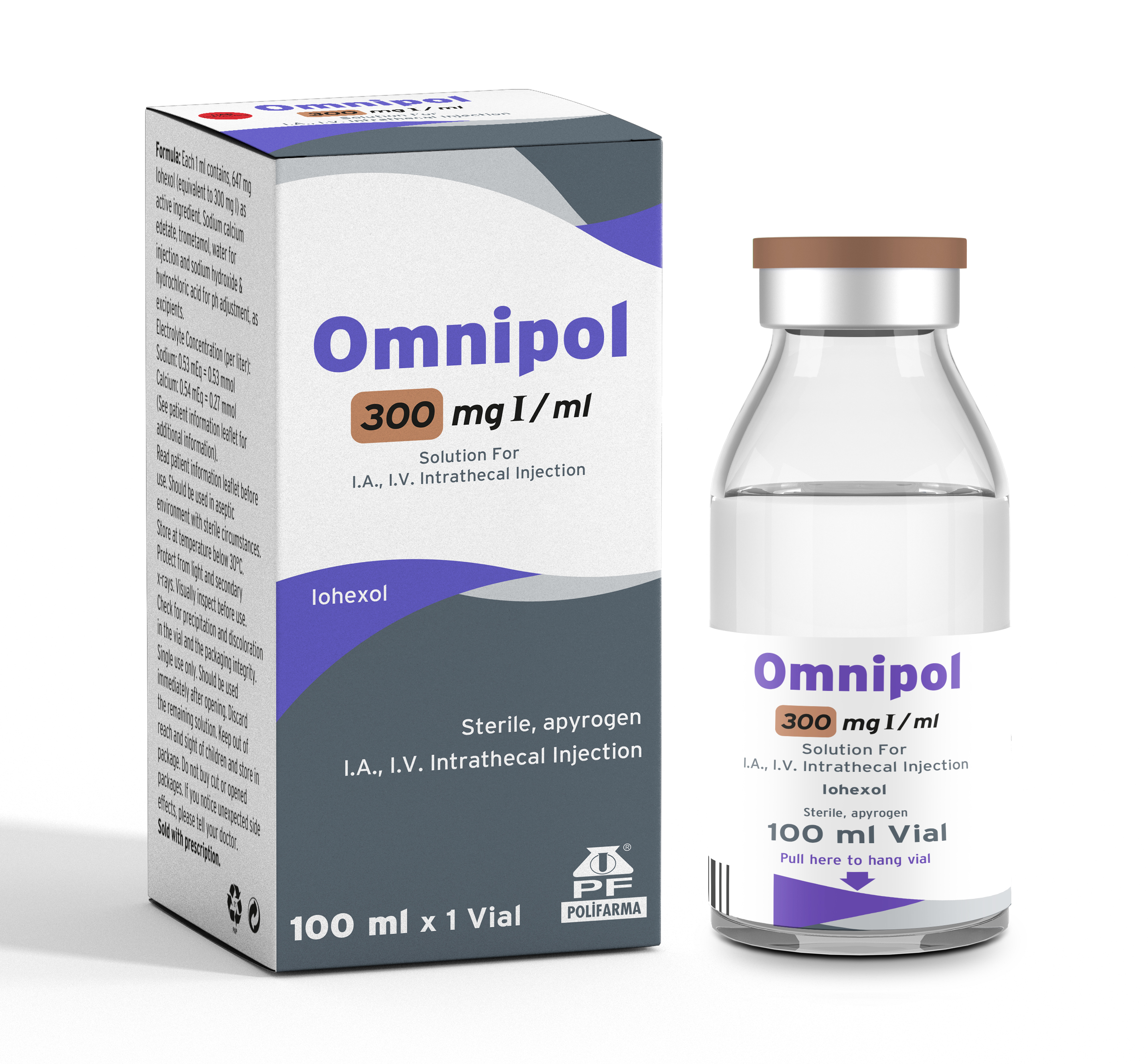 OMNİPOL 300 MGI/ML SOLUTION FOR I.A., I.V. INTRATHECAL INJECTION