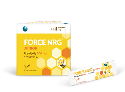 Orodispersible Royal Jelly 500 mg  + VIT C ‘‘Junior’’