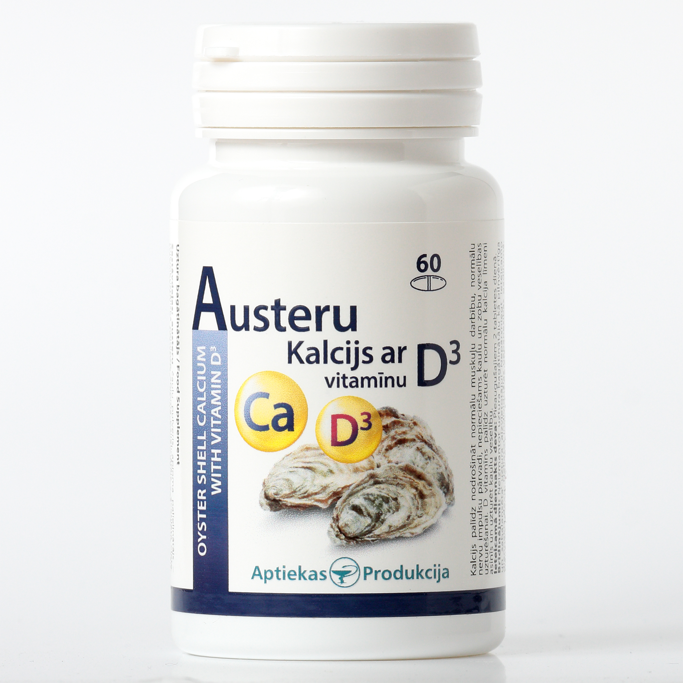 Oysters Shell Calcium with Vitamin D3