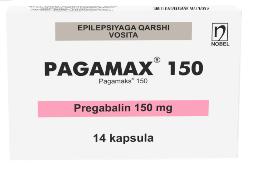 Pagamax (Pregabalin) 25 mg, 75 mg, 150 mg, 300 mg Capsule