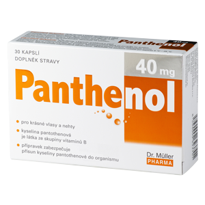 Panthenol Capsules 40 mg, 60 cps.