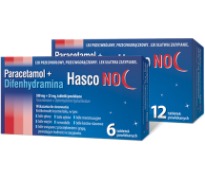 Paracetamol + Diphenhydramine hydrochloride
