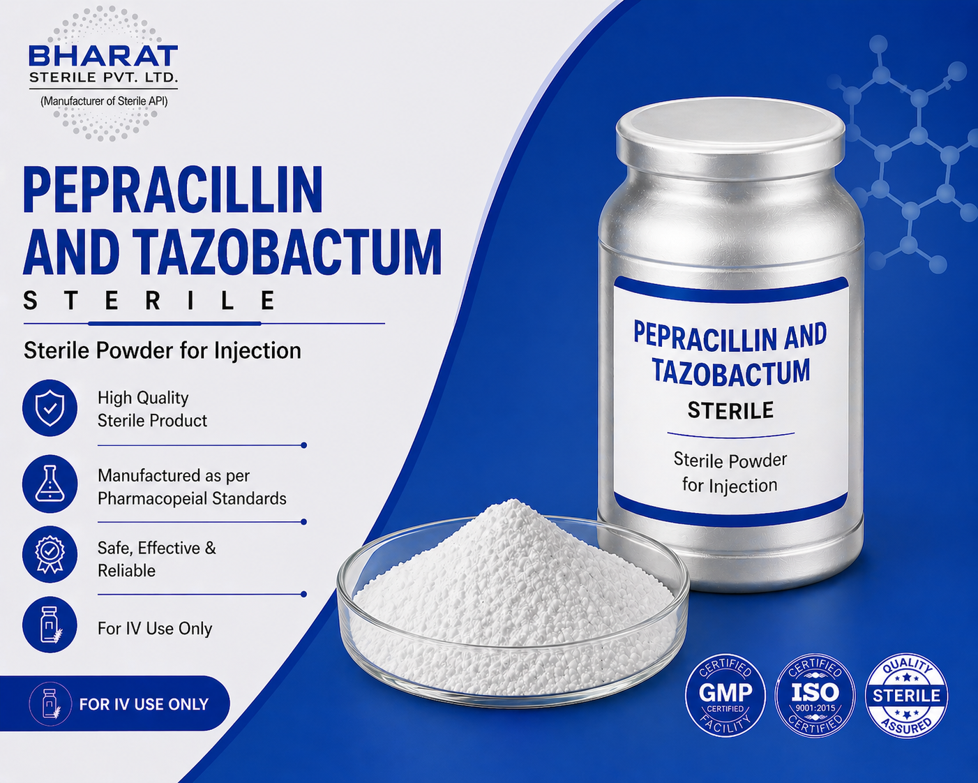 Pepracillin And Tazobactum Sterile (8:1)