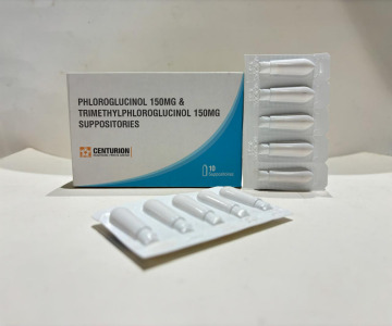 Phloroglucinol 150 mg + Trimethylphloroglucinol 150 mg Suppository