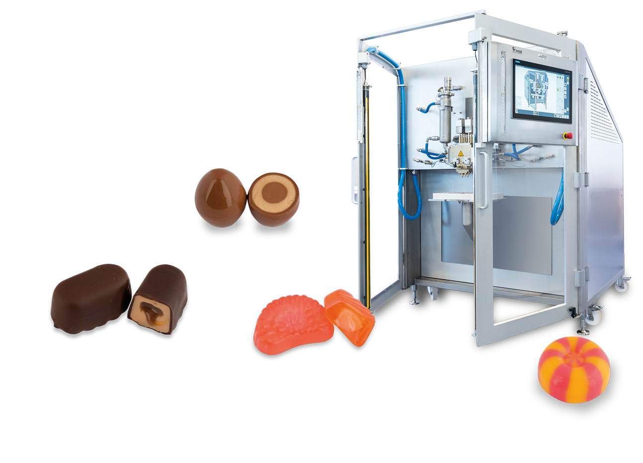 Plants for the production of fondant, toffee, jelly and hard candy products
