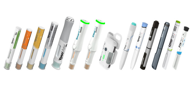 Platform products for self-injection