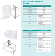 POLYETHYLENE 3D SINGLE USE BAG