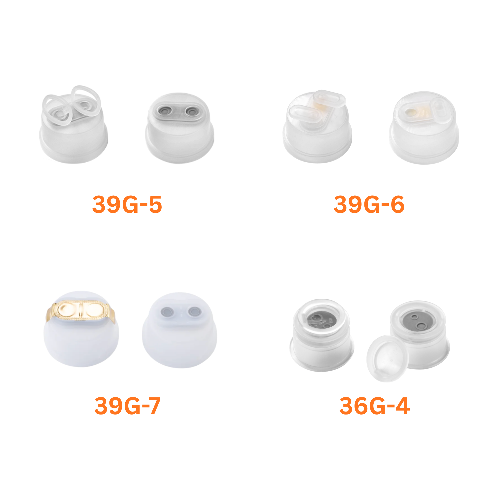 Polymer IV JSD Cap: 39mm & 36mm TPE Euro Cap for BFS LVP Infusion Packaging (39G-5, 39G-6, 39G-7, 36G-4) 1
