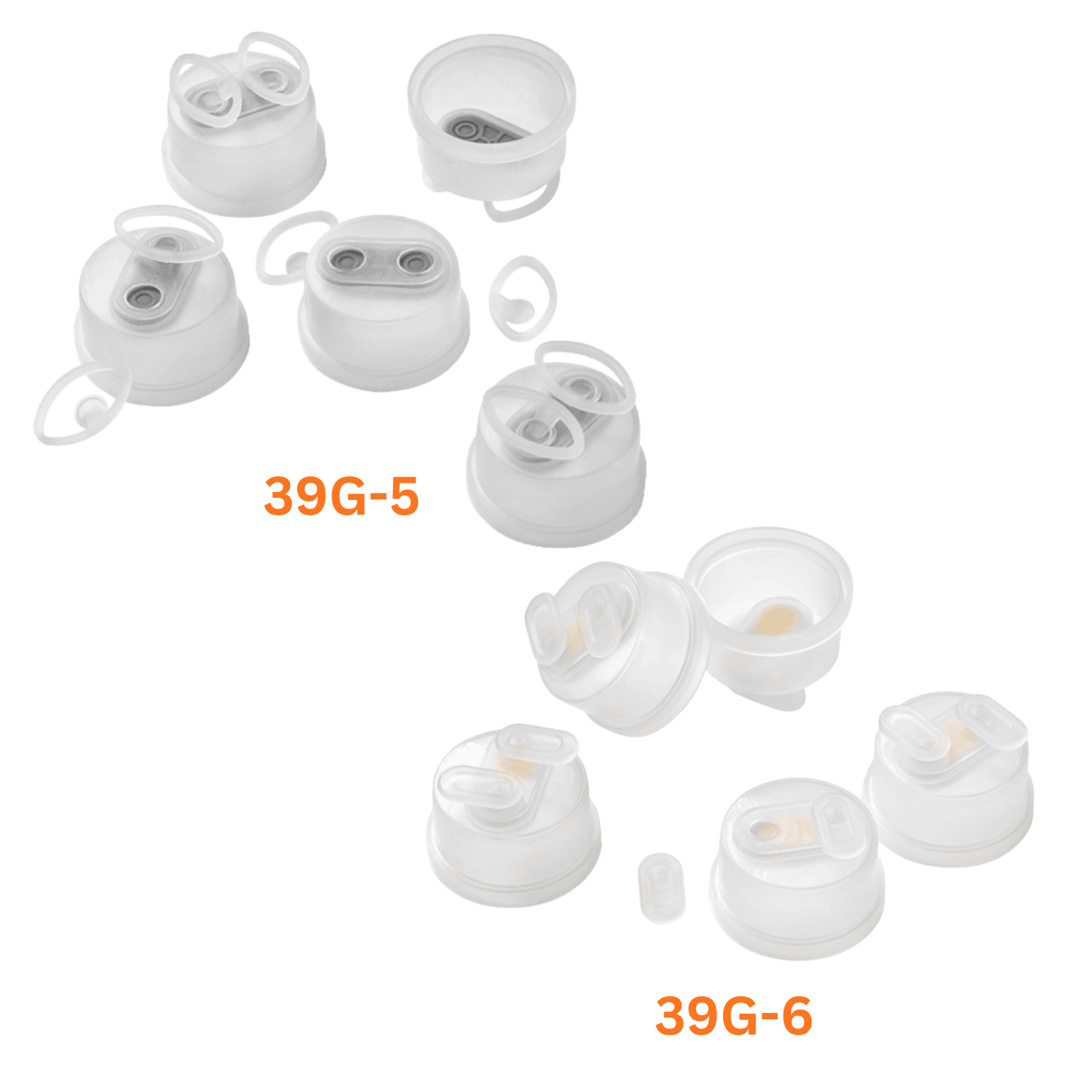 Polymer IV JSD Cap: 39mm & 36mm TPE Euro Cap for BFS LVP Infusion Packaging (39G-5, 39G-6, 39G-7, 36G-4) 2