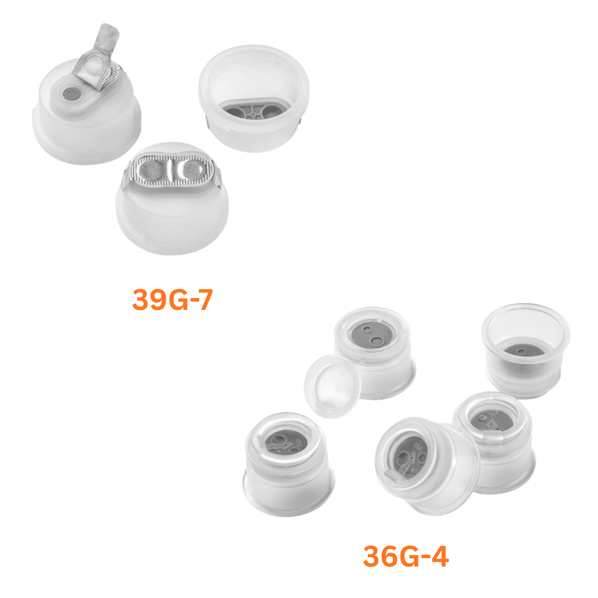 Polymer IV JSD Cap: 39mm & 36mm TPE Euro Cap for BFS LVP Infusion Packaging (39G-5, 39G-6, 39G-7, 36G-4) 3