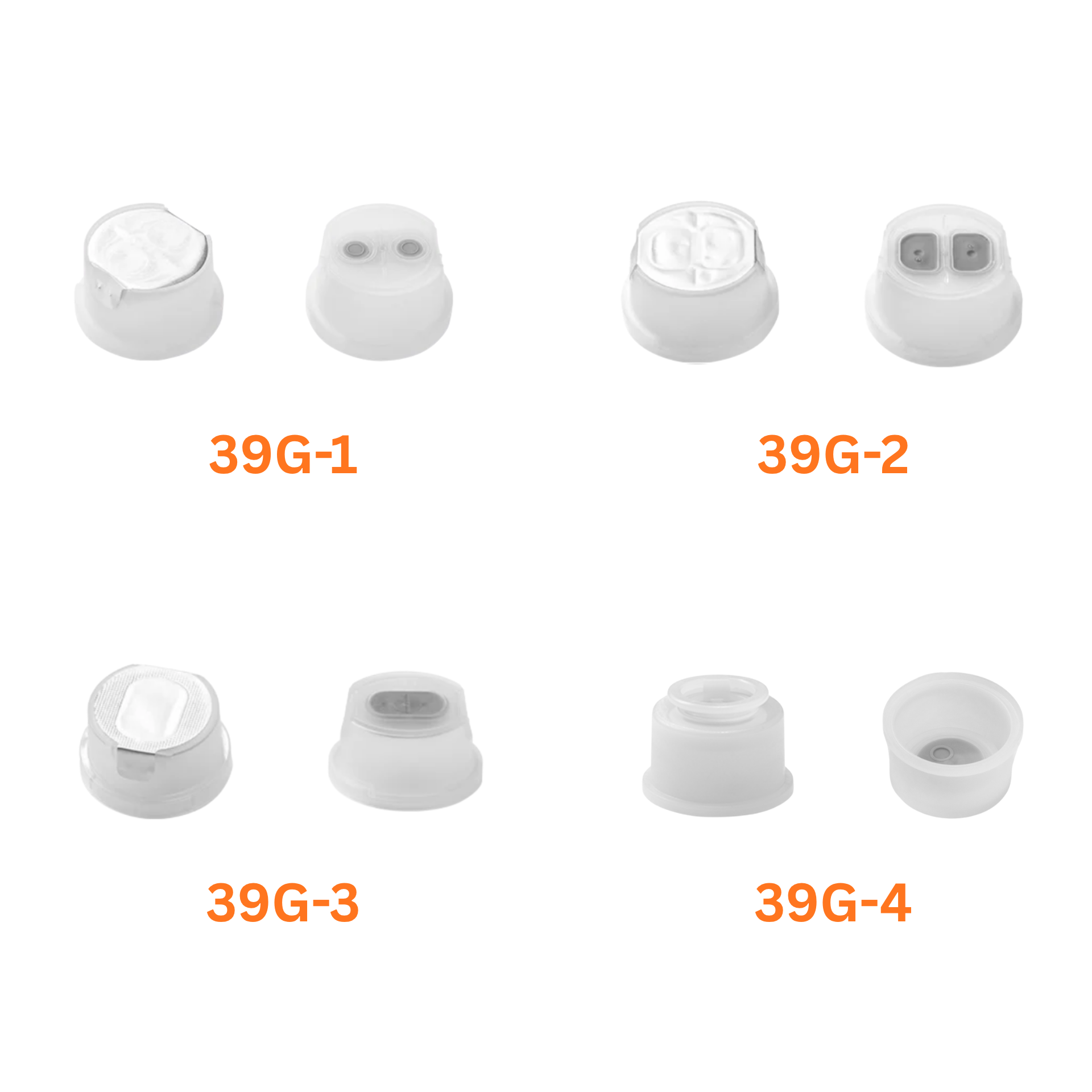 Polymer IV JSD Cap: 39mm TPE Euro Cap for BFS LVP Infusion Packaging (39G-1, 39G-2, 39G-3, 39G-4) 1