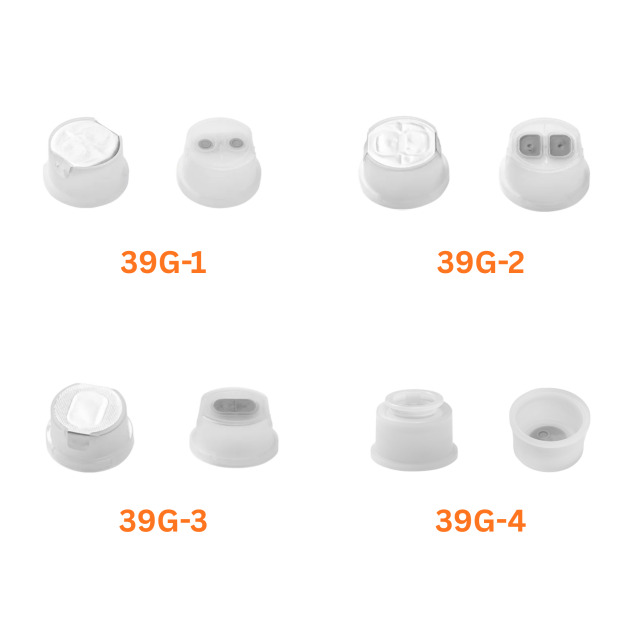 Polymer IV JSD Cap: 39mm TPE Euro Cap for BFS LVP Infusion Packaging (39G-1, 39G-2, 39G-3, 39G-4)