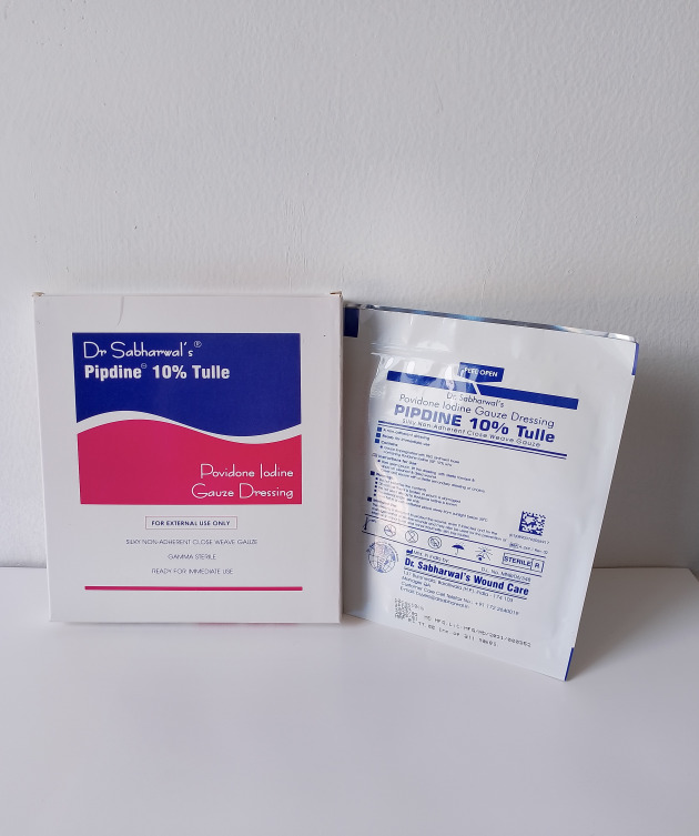 Povidone Iodine Tulle Dressing 10%