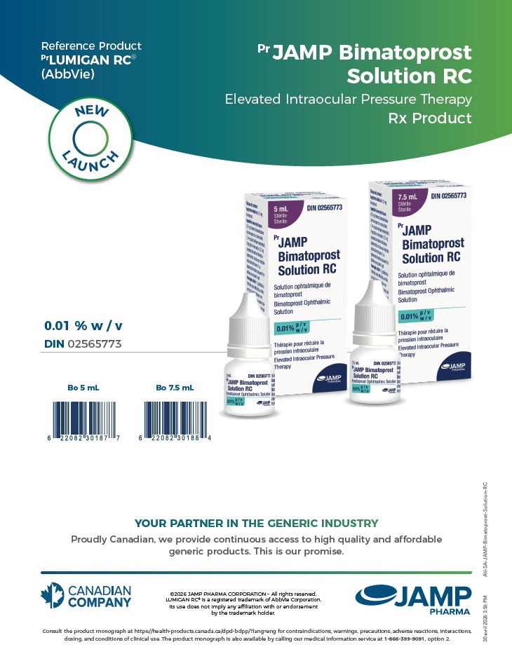 Pr JAMP Bimatoprost Solution RC