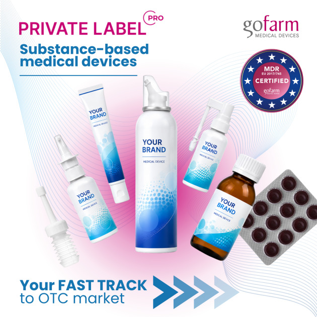 PRIVATE LABEL PRO | Substance-based medical evices | OTC products