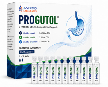 PROGUTOL – 3-Strain Bacillus Probiotic Oral Suspension 10 Billion CFU