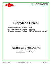 Propylene Glycol Ph.Eur./USP(JP) (parenteral grade)