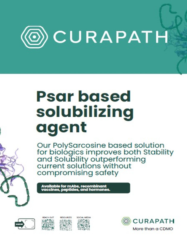 PSar‑based solubilizing agent