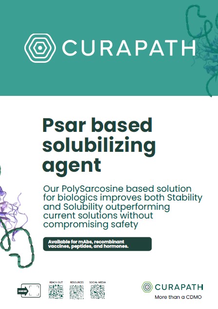 PSar‑based solubilizing agent