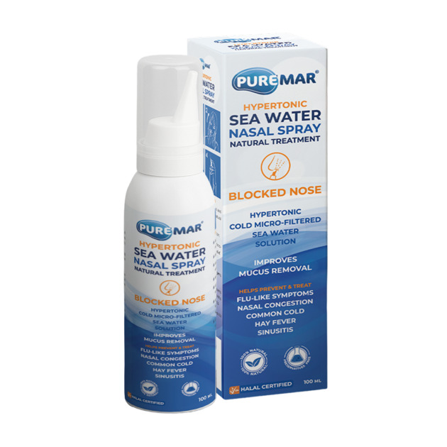 Puremar® Hypertonic Seawater Nasal Spray