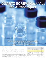 Quartz Screw Neck Vial for Autosampler