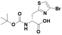 (R)-3-(4-Bromothiazol-2-yl)-2-((tert-butoxycarbonyl)amino)propanoic acid 2641451-74-1