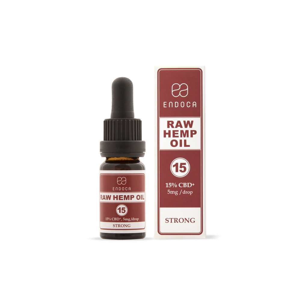 Raw CBD Hemp Oil Drops: Total 1500mg CBD+CBDa (15%)
