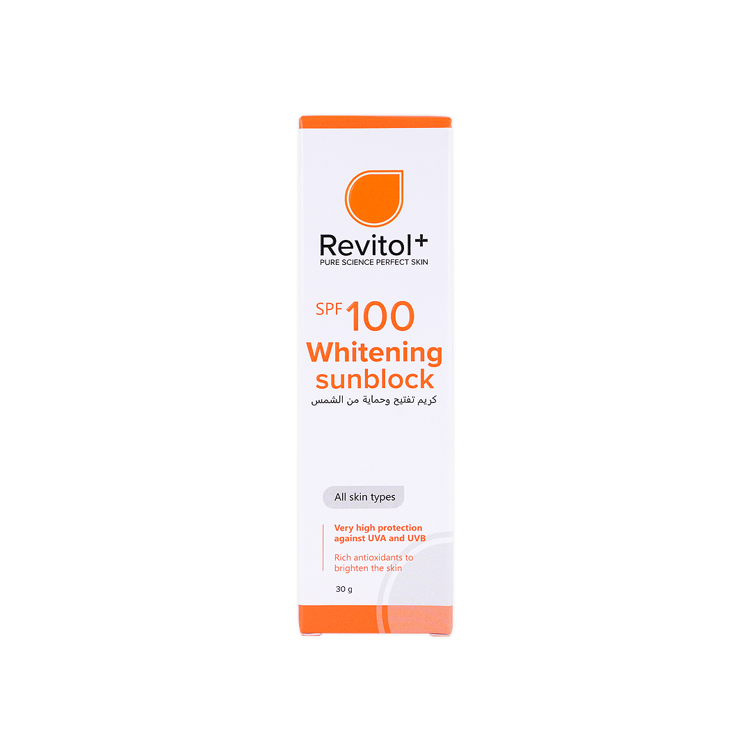 REVITOL SUN BLOCK SPF100 WHITENING INVISIBLE CR 30ML 3