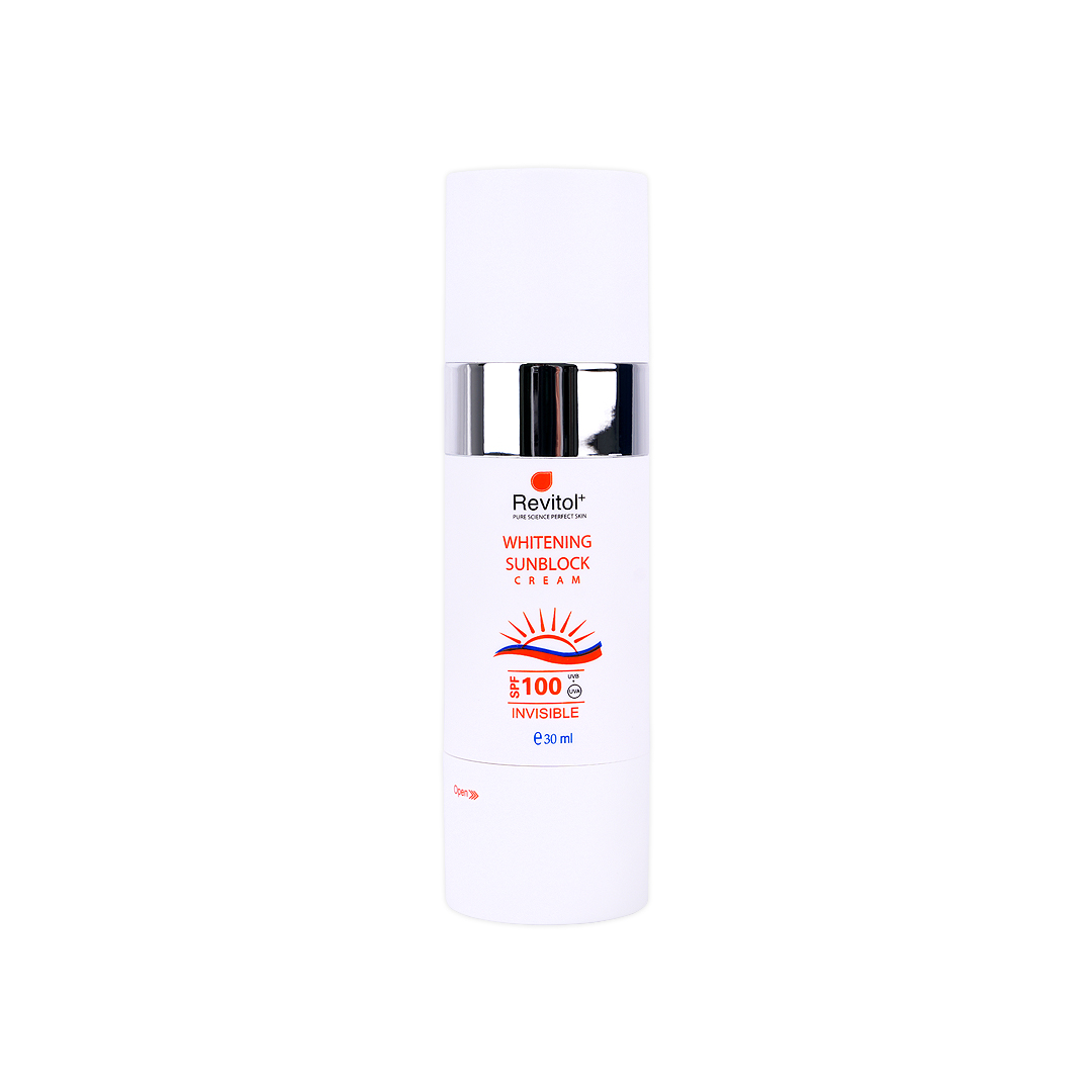 REVITOL SUN BLOCK SPF100 WHITENING INVISIBLE CR 30ML 2
