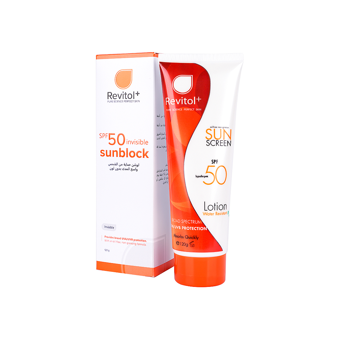 Revitol Sunblock Spf50 Invisible Lotion 120gm 1
