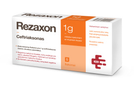 Rezaxon (cetriaxone) 1000 mg powder for solution for injection/infusion