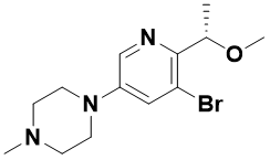 (S)-1-(5-bromo-6-(1-methoxyethyl)pyridin-3-yl)-4-methylpiperazine 2940879-42-3