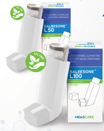 Salbesone L 50 (Levosalbutamol + Beclomethasone Dipropionate)