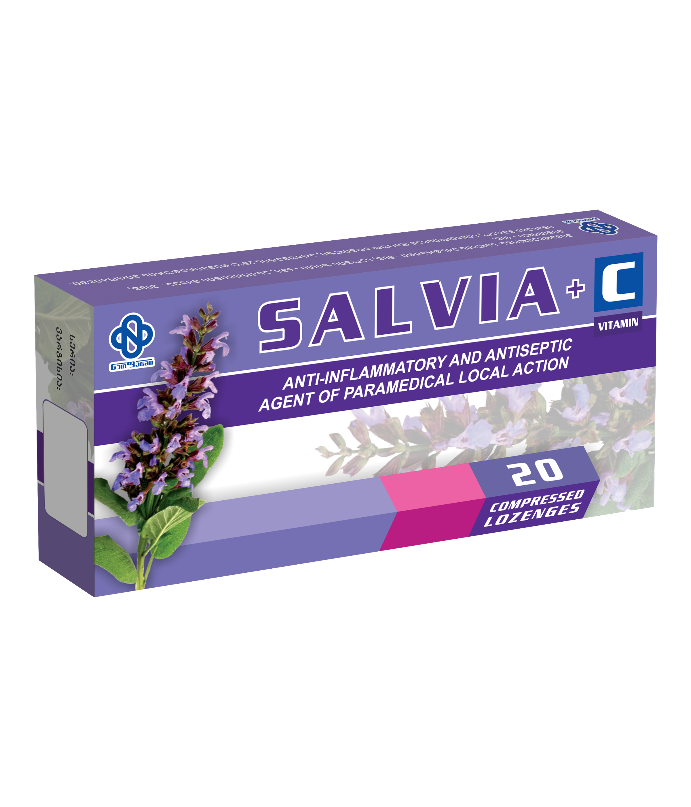 Salvia + C vitamin tablets/pastilles 2
