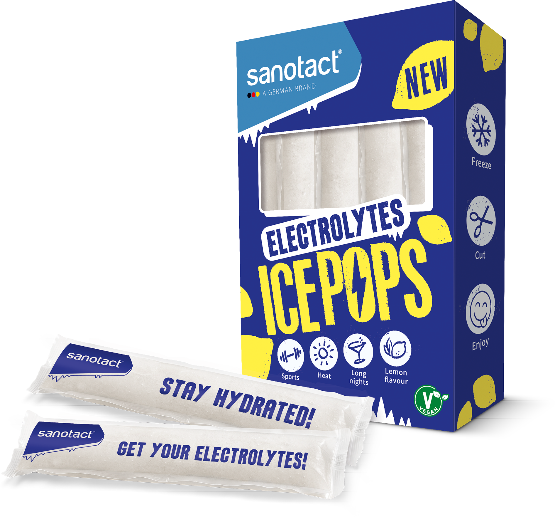 sanotact® Electrolytes ICE POPS