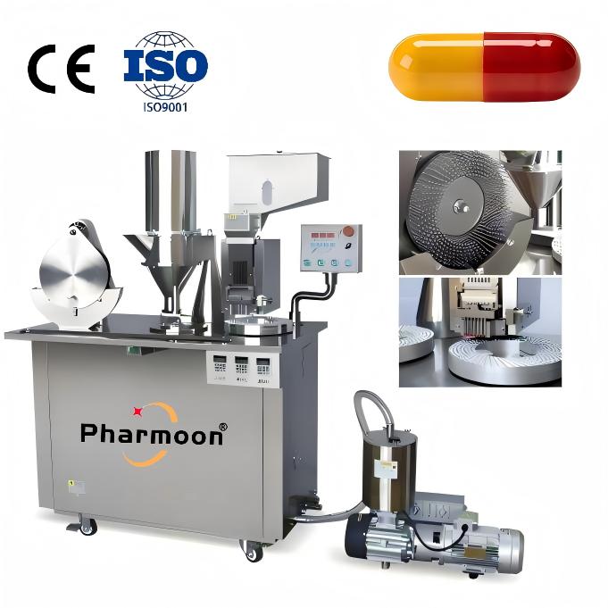 Semi-automatic capsule filling machine