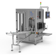 Semi-Automatic Case Packer with Aggregation