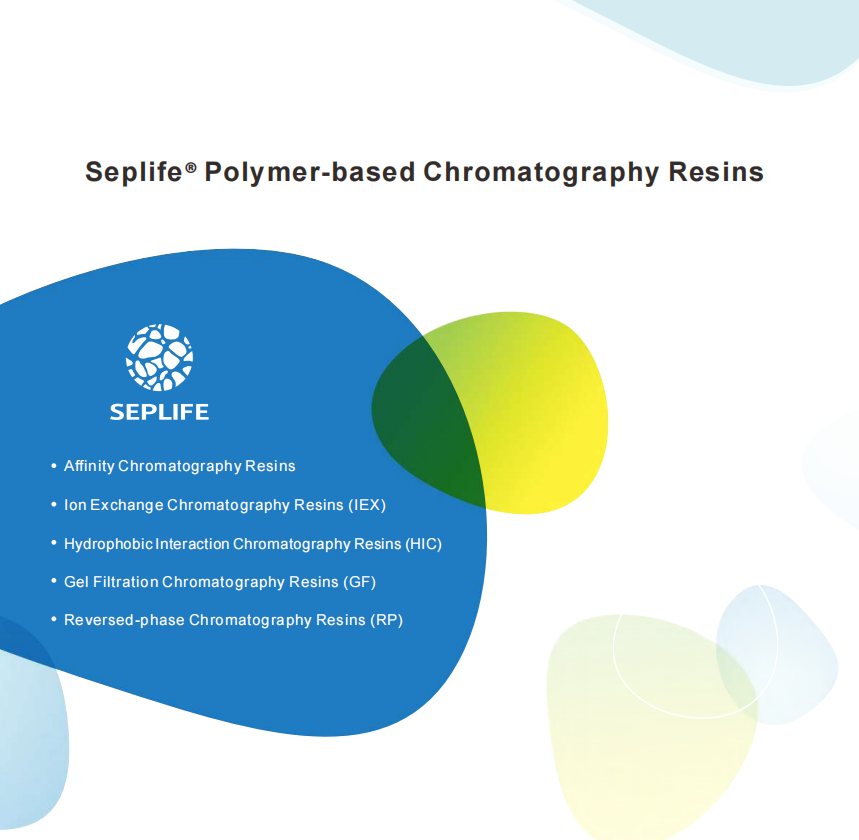 Seplife Chromatography resins (polymer based)