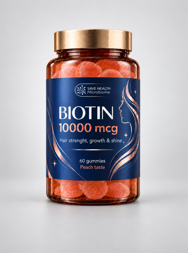 SHM BIOTIN 10000 mcg   -   Hair strenght, growth & shine