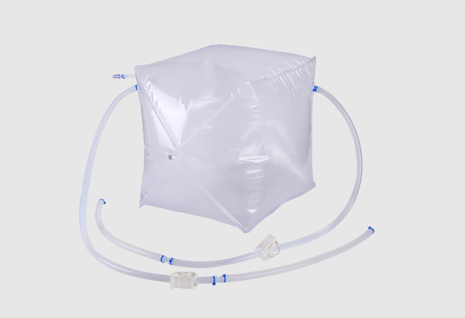 Single-use 3D Collapsible Cubic Liquid Storage Bag