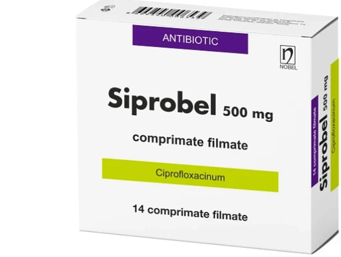 Siprobel (Ciprofloxacine) 500 mg, 750 mg Film Coated Tablet