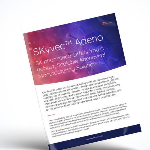 SKyvec™ Adenovirus Manufacturing for Advanced Therapies