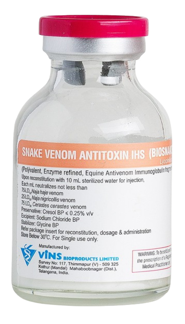 Snake Venom Antitoxin I.H.S (BIOSNAKE)
