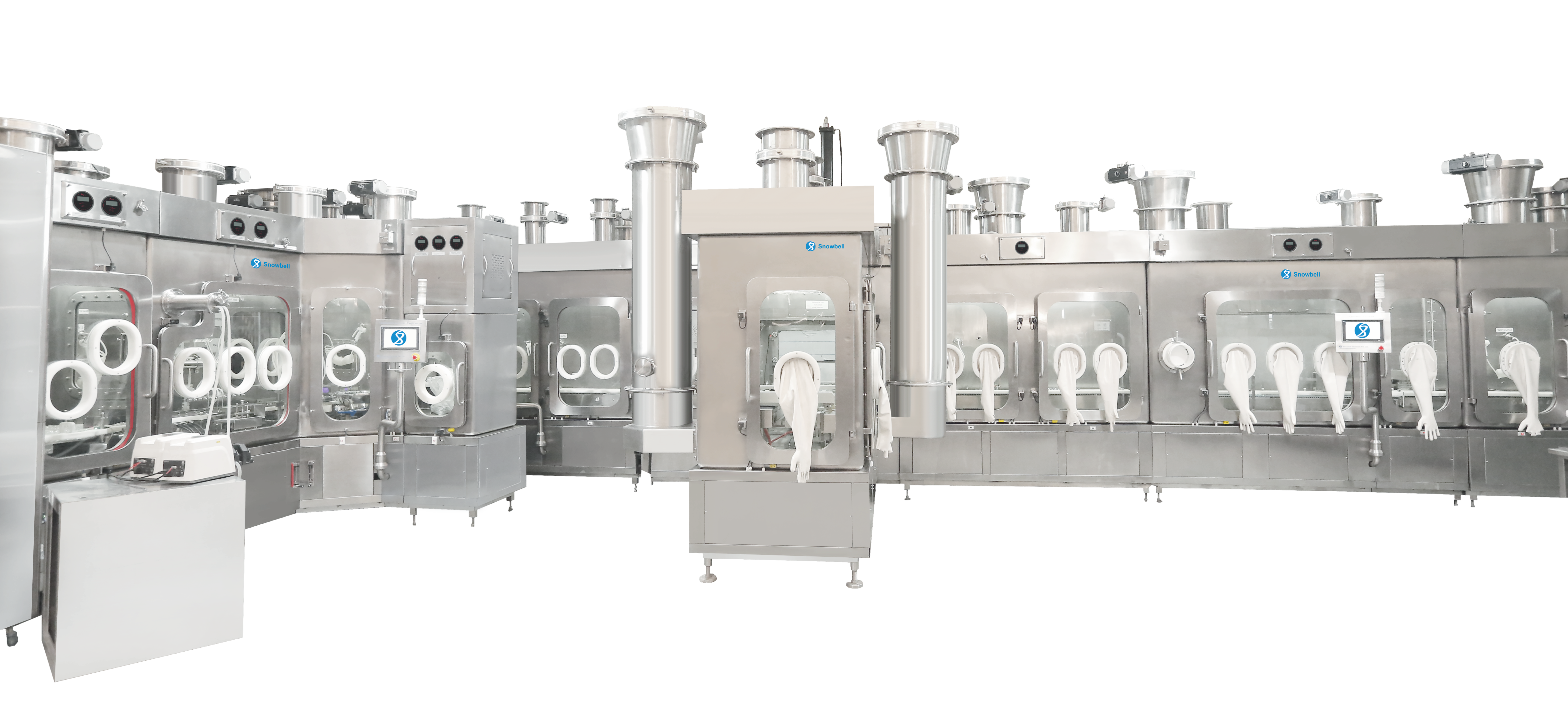 Snowbell Vial filling Line under Isolator 2