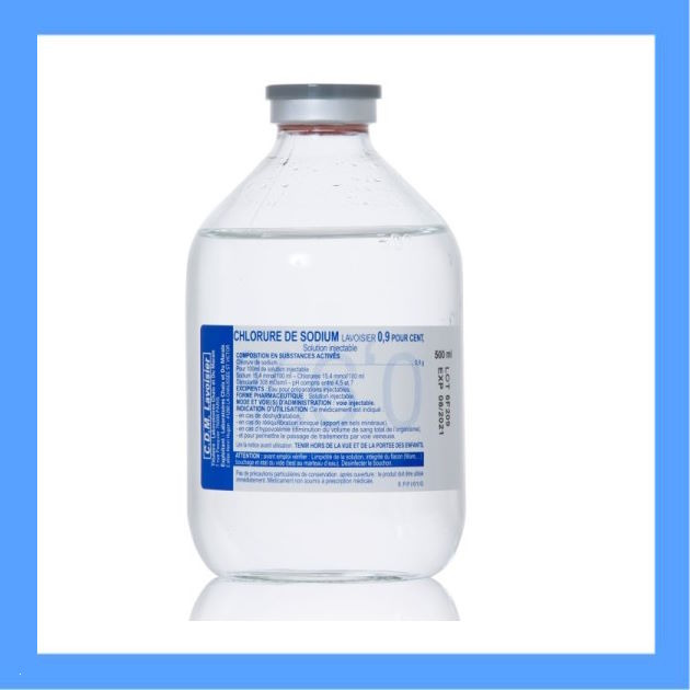 Sodium Chloride 0,9% Glass Bottle